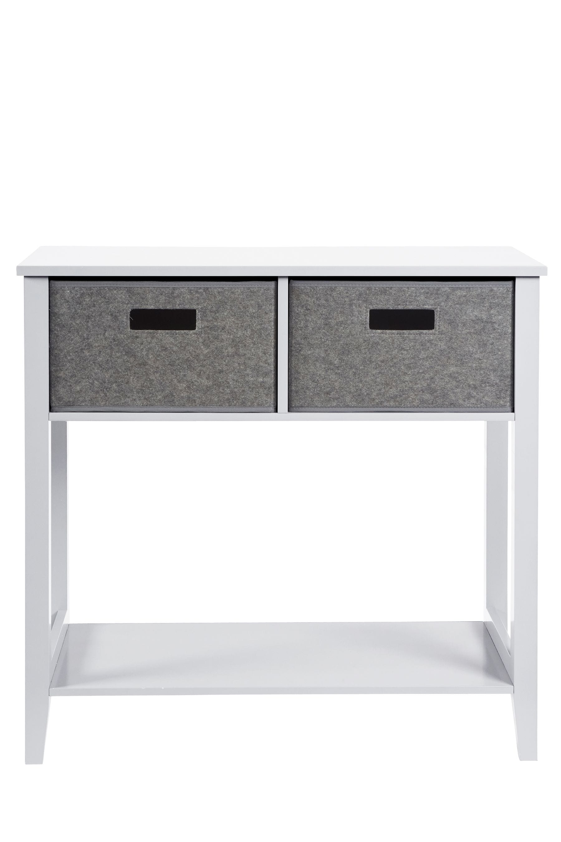 Buy Lloyd Pascal White Glade Console Table With 2 Drawers And Shelf