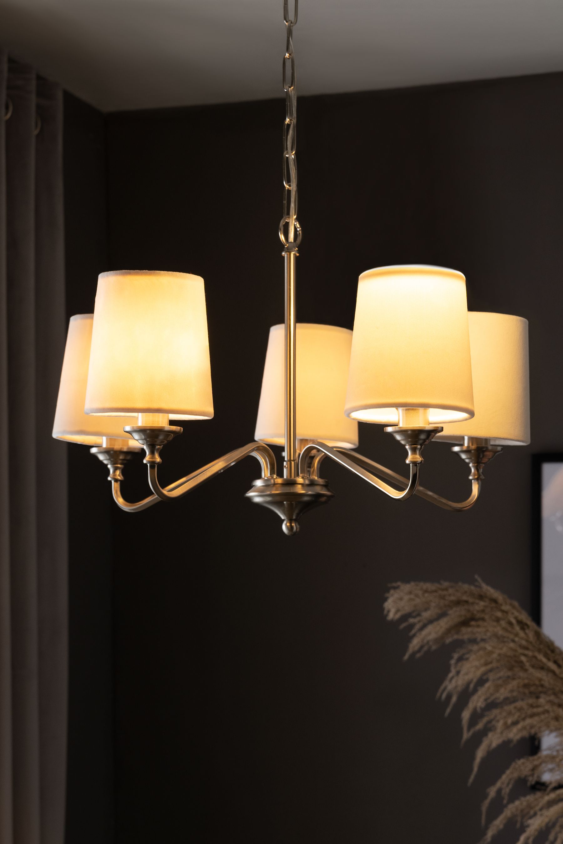 Buy 5 Pack Neutral Velvet Candle Light Shades from the Next UK online shop