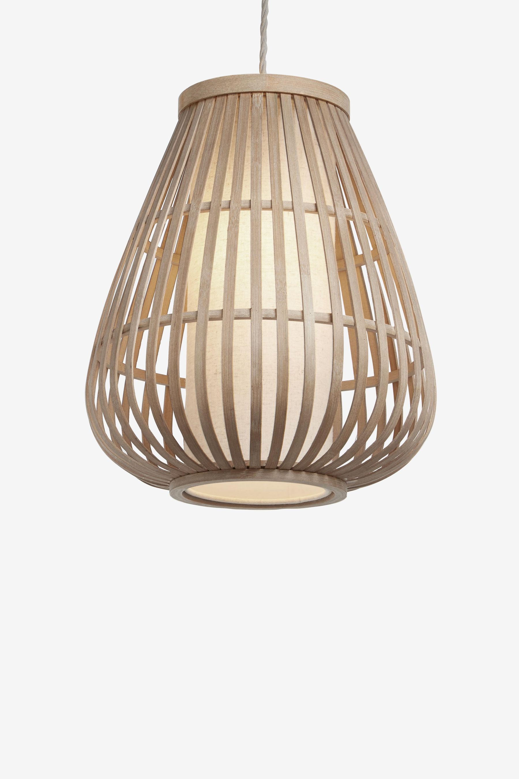 Buy Natural Kita Easy Fit Pendant Lamp Shade from the Next UK online shop