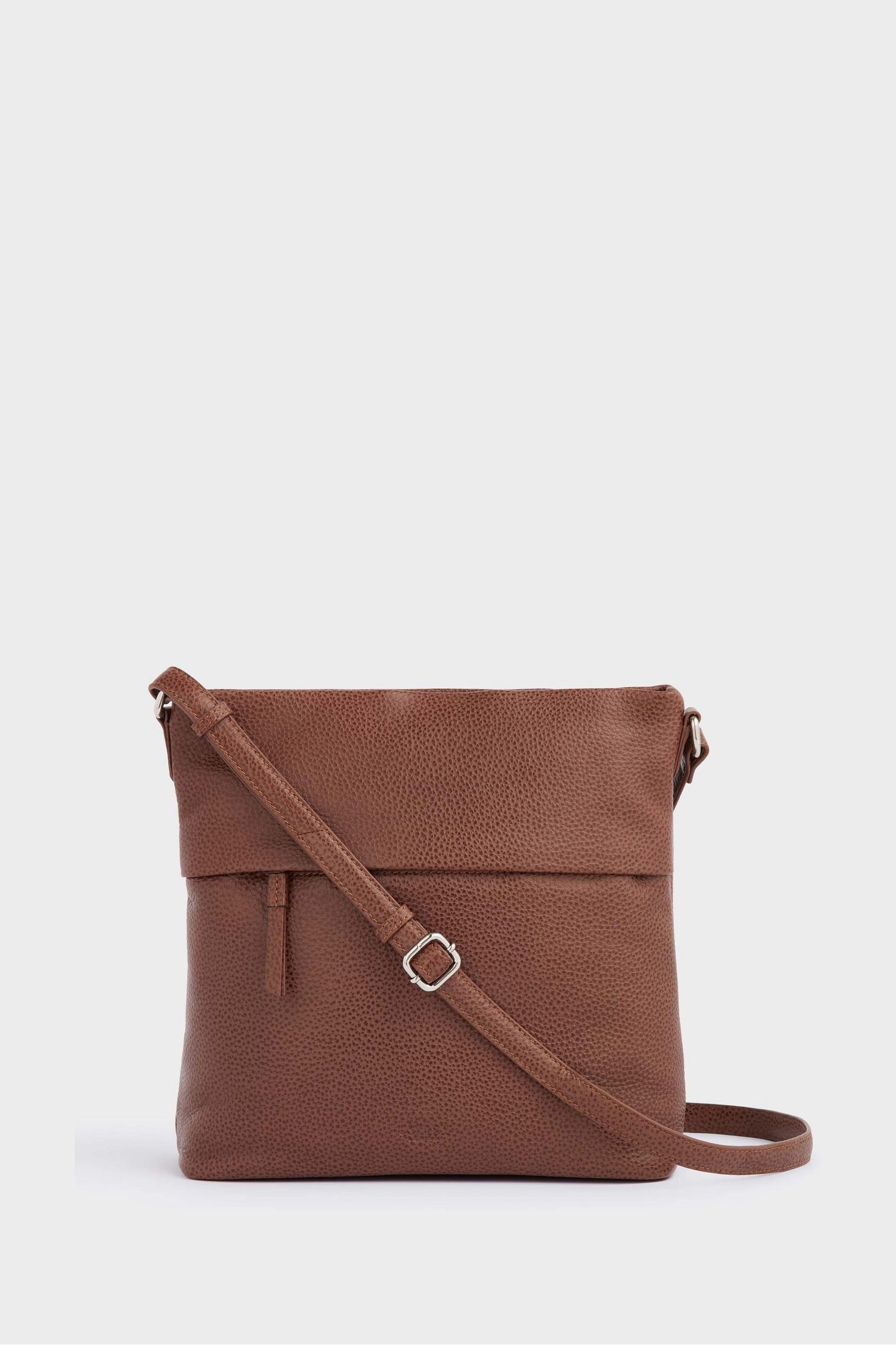 Buy OSPREY LONDON Lyra Grainy Hide Leather CrossBody Bag from the Next