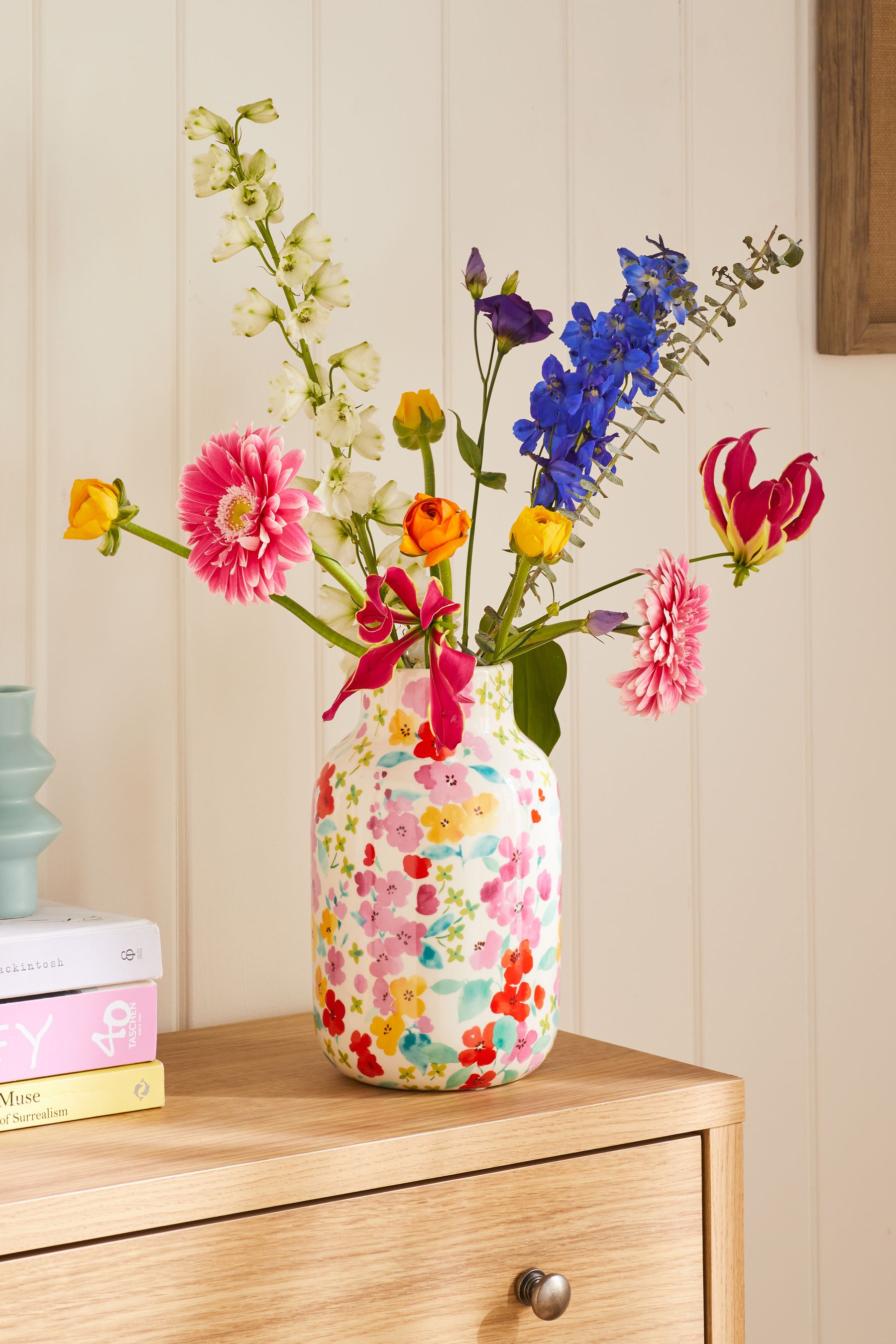 Buy Multi Ceramic Flower Vase from Next Ireland