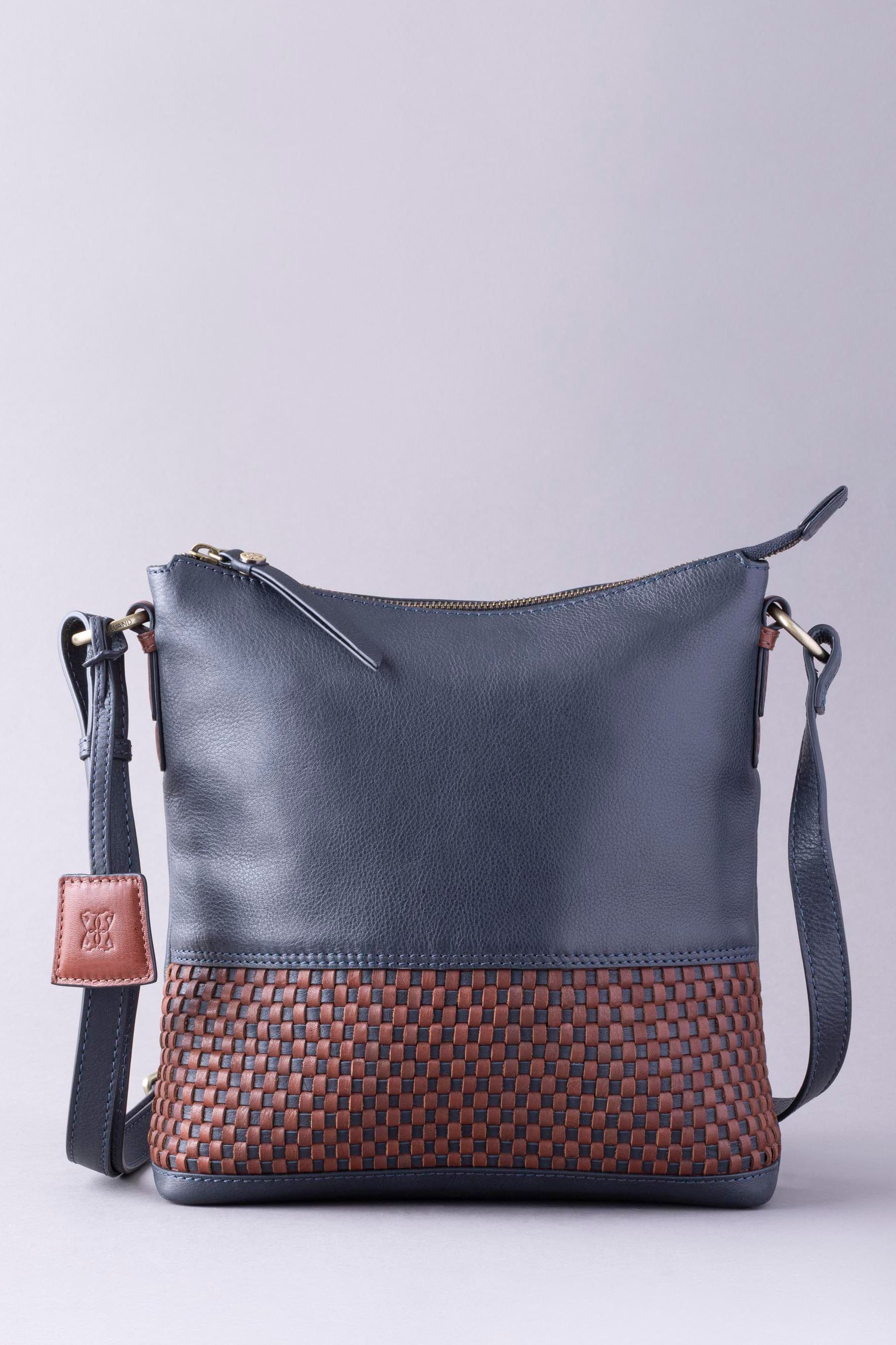 Buy Lakeland Leather Navy Blue Waverton Leather CrossBody Bag from the