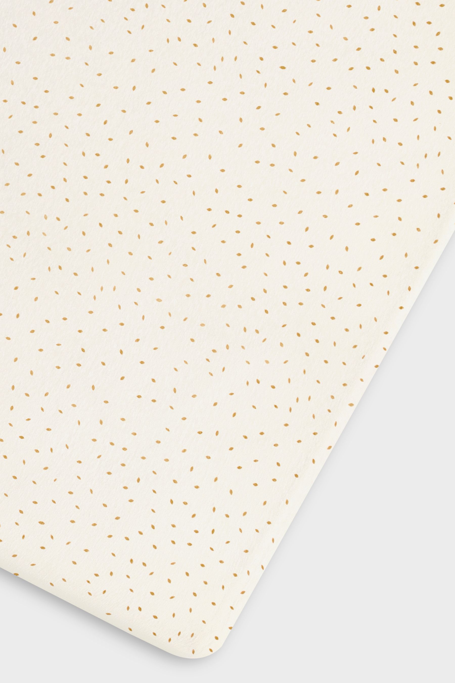 Buy The Little Green Sheep Cream Kids Cot & Cot Bed Fitted Sheet from