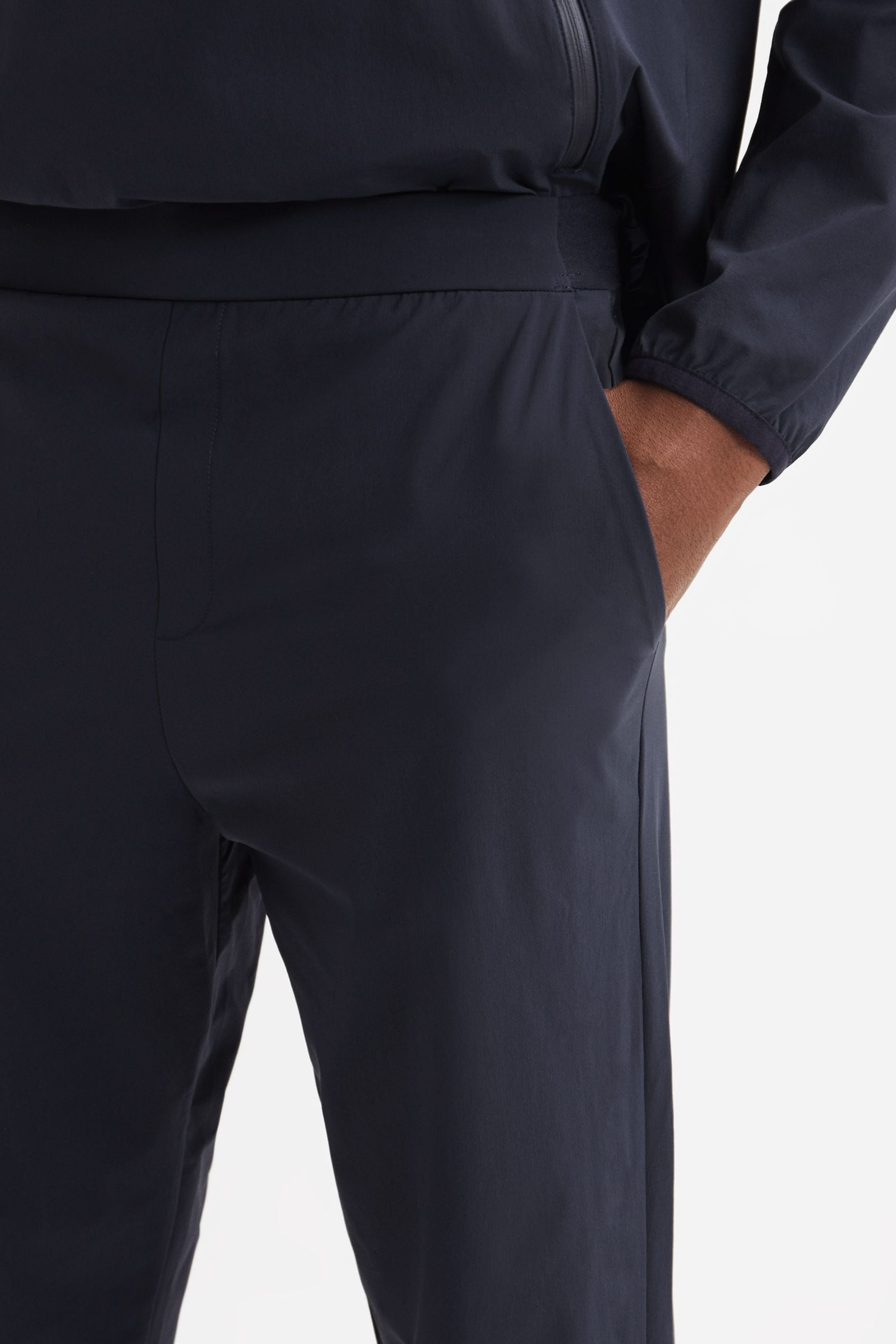 Buy Reiss Blue Castore - Noah Castore Hybrid Performance Trousers from ...
