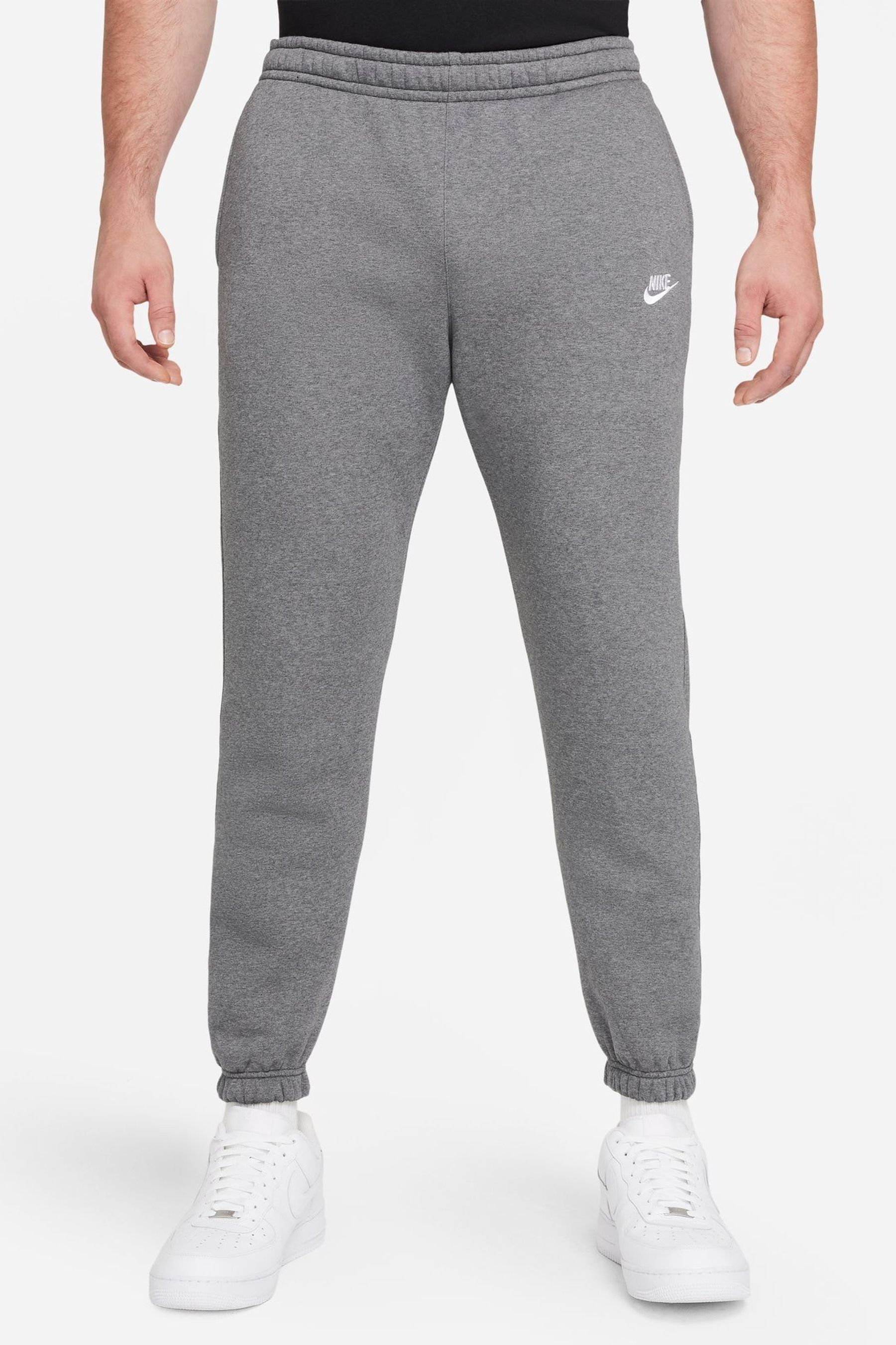 Buy Nike Charcoal Grey Club Cuffed Joggers from the Next UK online shop