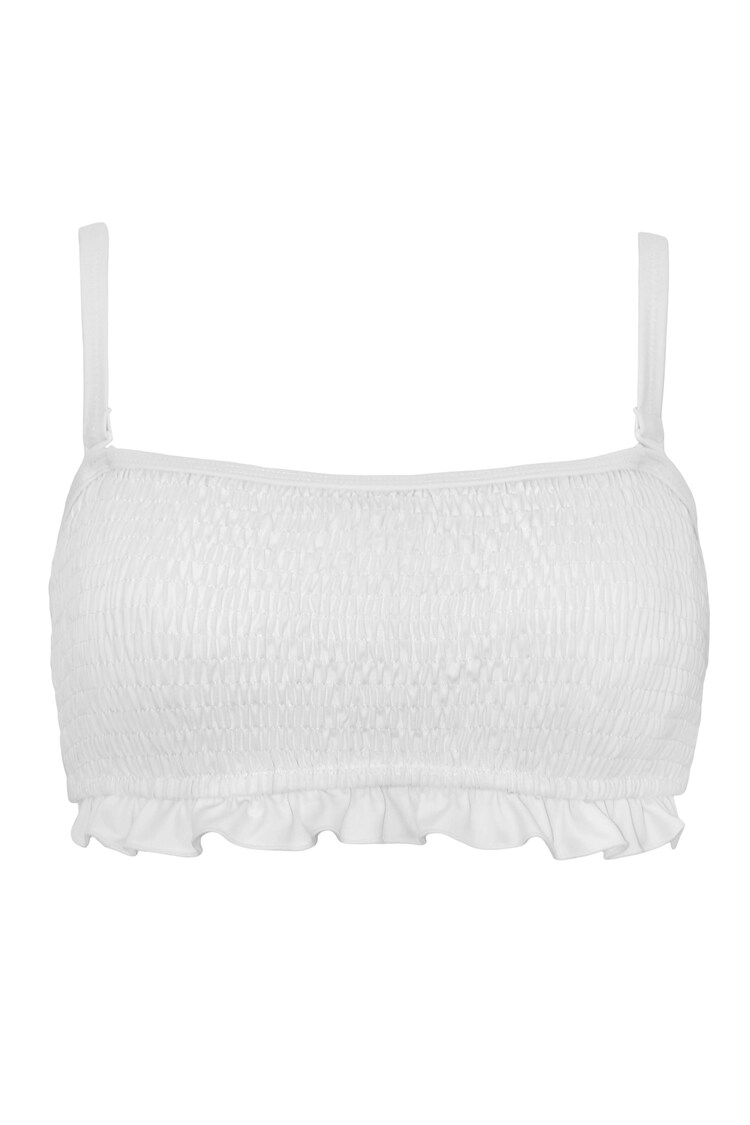 Pour Moi White Strapless Free Spirit Bikini Top - Image 1 of 1