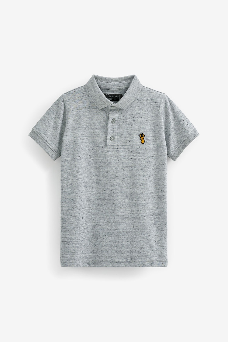 Grey Short Sleeve Polo Shirt (3-16yrs) - Image 1 of 1