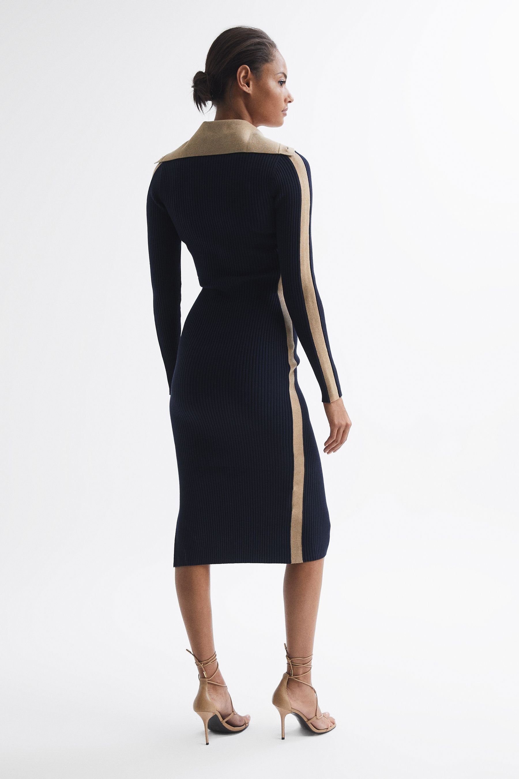 Buy Reiss Nikola Knitted Bodycon Midi Dress from Next USA