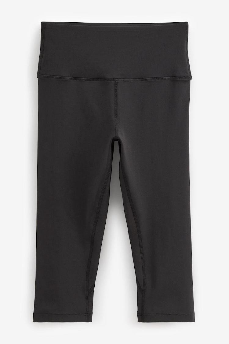 Ultimate Black Active Sports Sculpting Capri Leggings - Image 1 of 1
