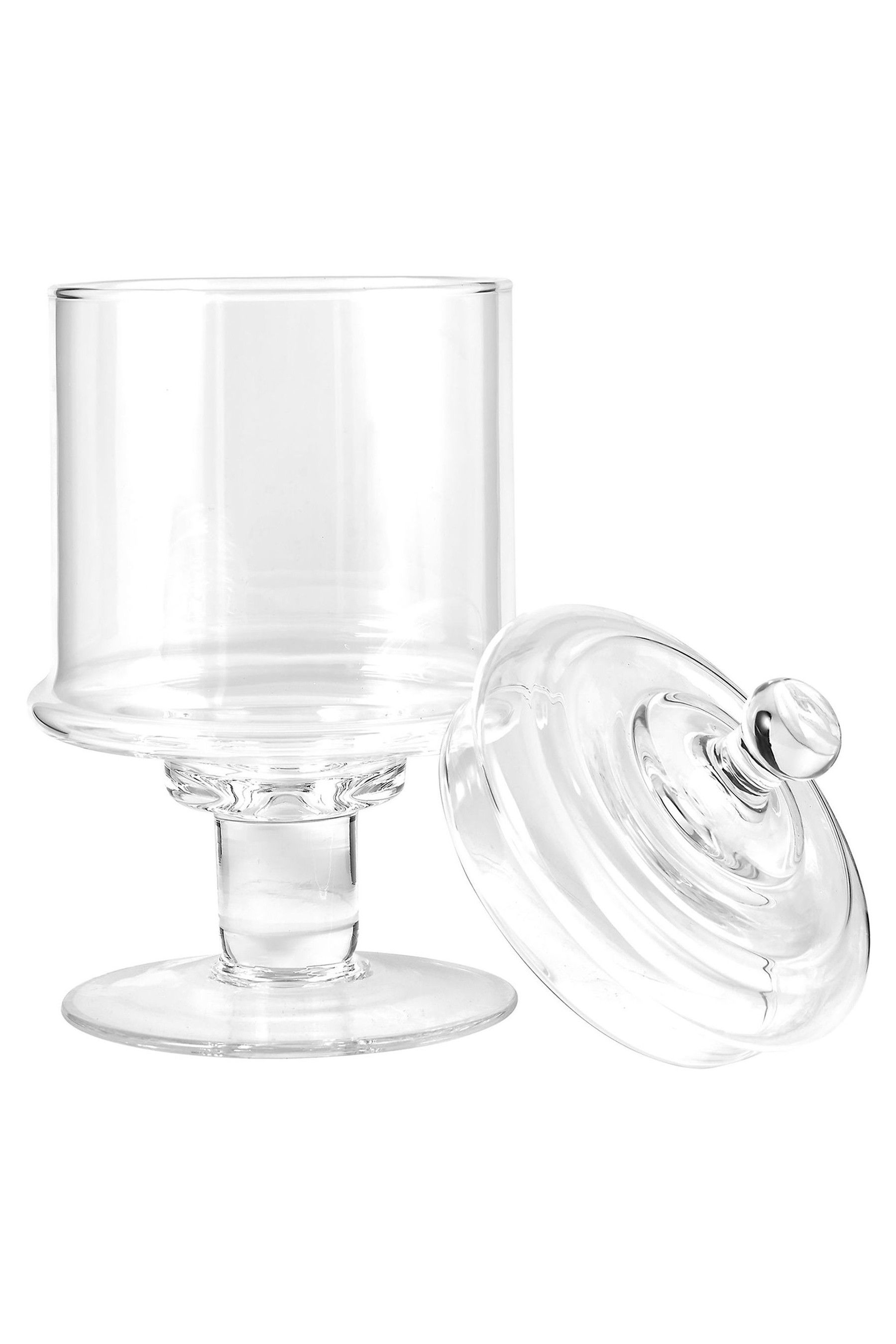 Buy Pacific Verona Clear Glass Decorative Jar with Lid from the Next UK