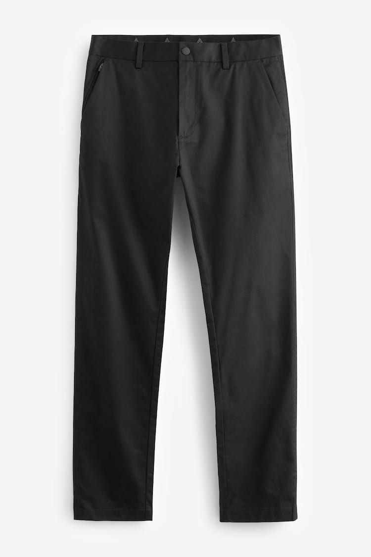 Black Shower Resistant Golf Stretch Chino Trousers - Image 1 of 1