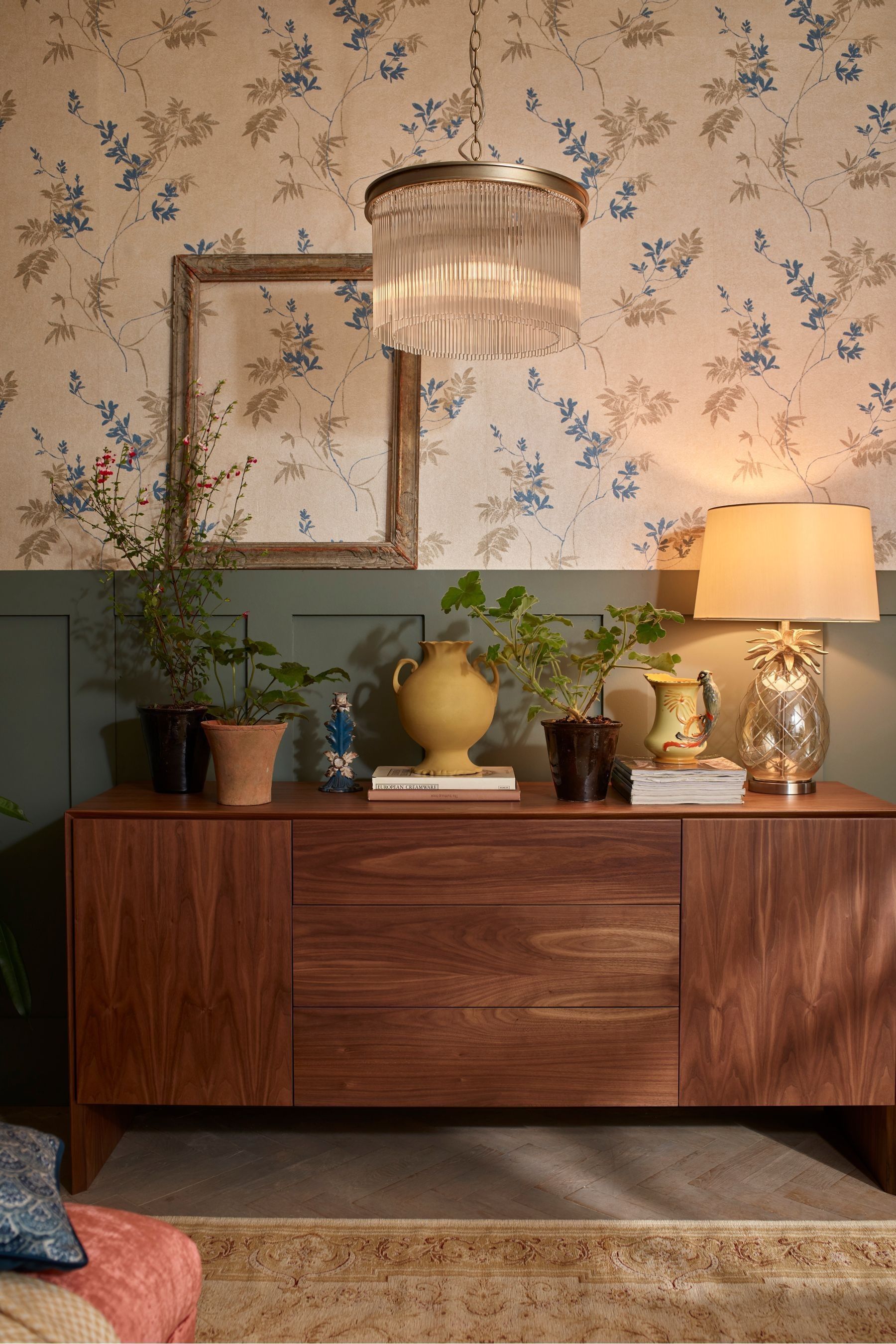 Buy Laura Ashley Walnut Ammanford 2 Door 3 Drawer Sideboard from Next