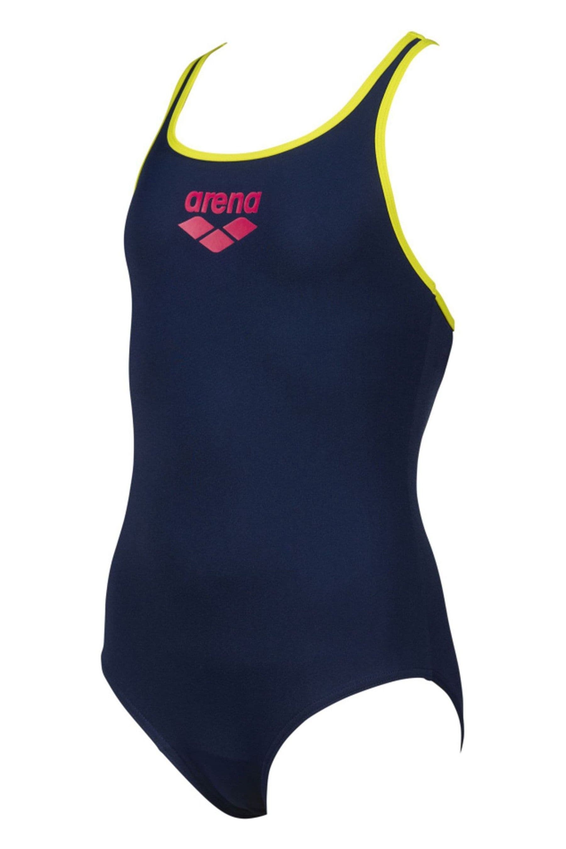 Buy Arena Girls Biglogo Jr Swim Pro Back One Piece Swimsuit from the