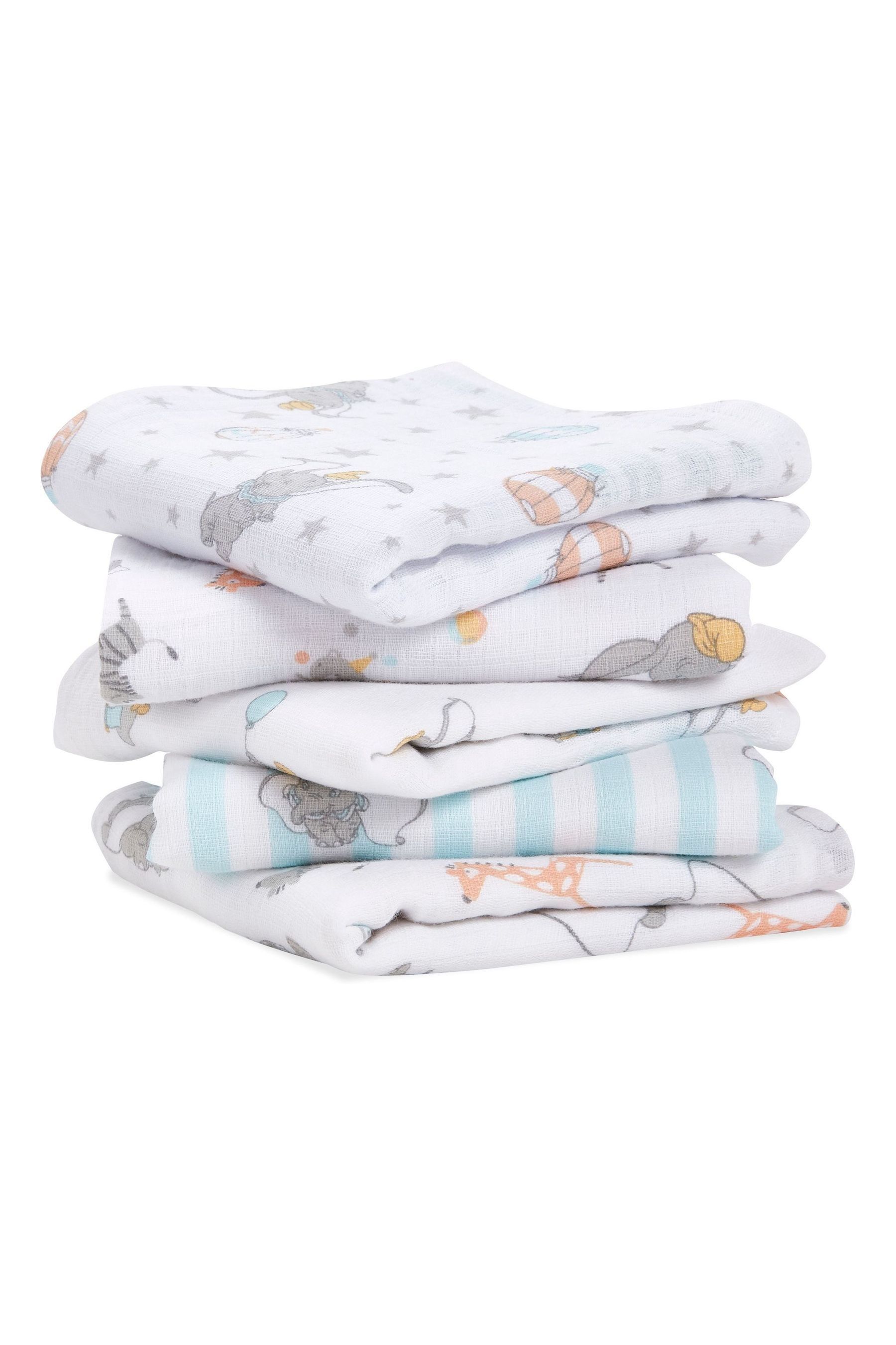 Buy aden + anais Essentials Cotton Muslin Squares 5 Pack from the Next