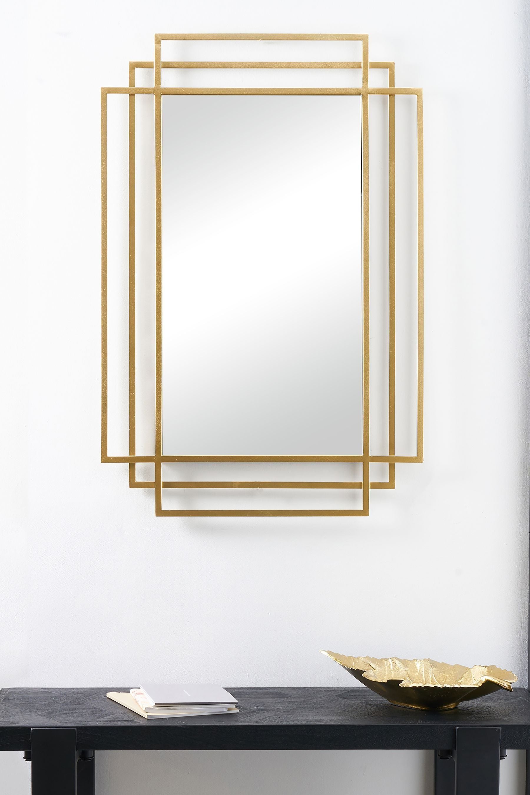 Buy Pacific Gold Rectangular Multi Framed Wall Mirror from the Next UK online shop