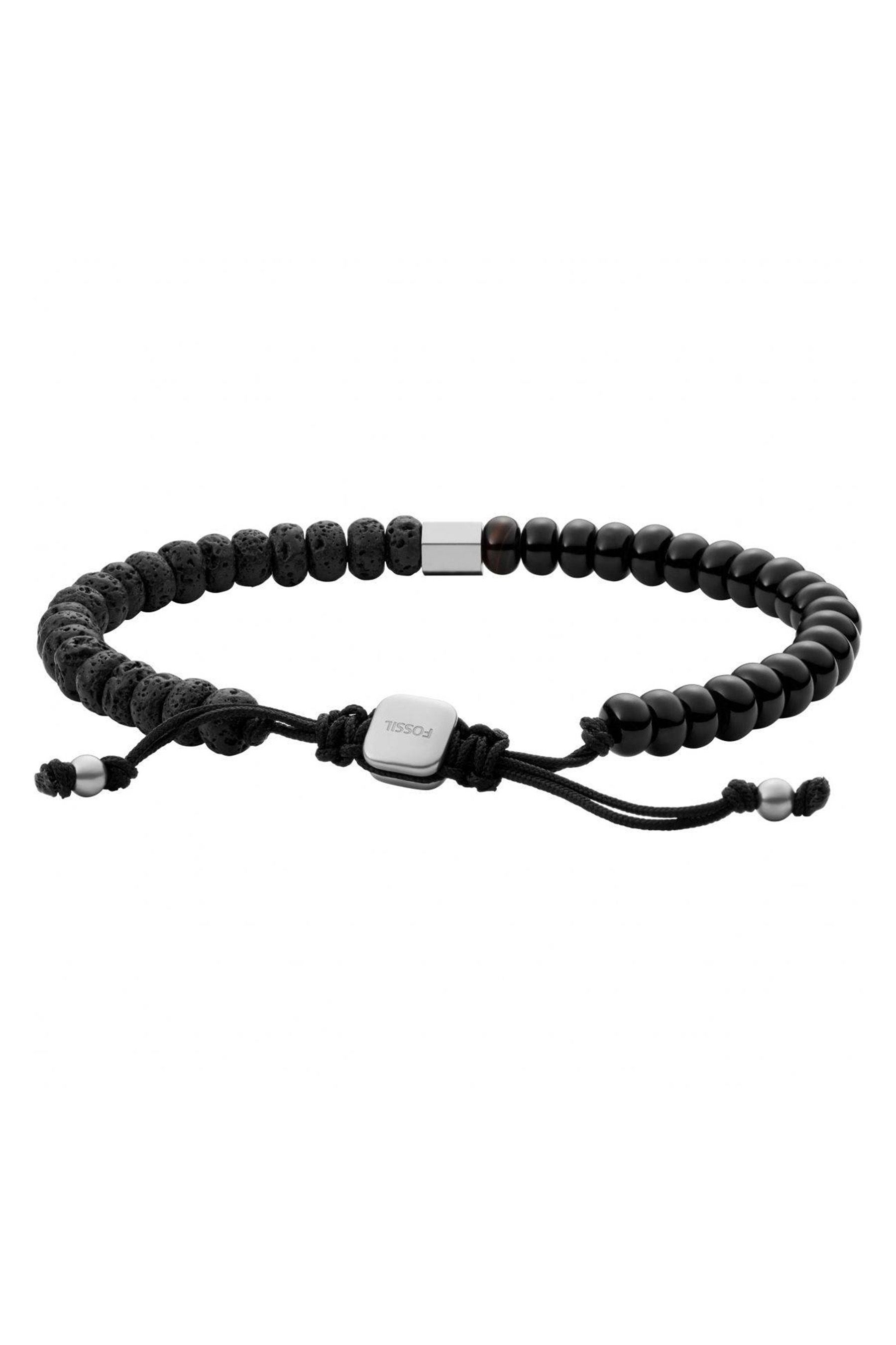 Buy Fossil Jewellery Gents Black Vintage Casual Bracelet from the Next UK online shop