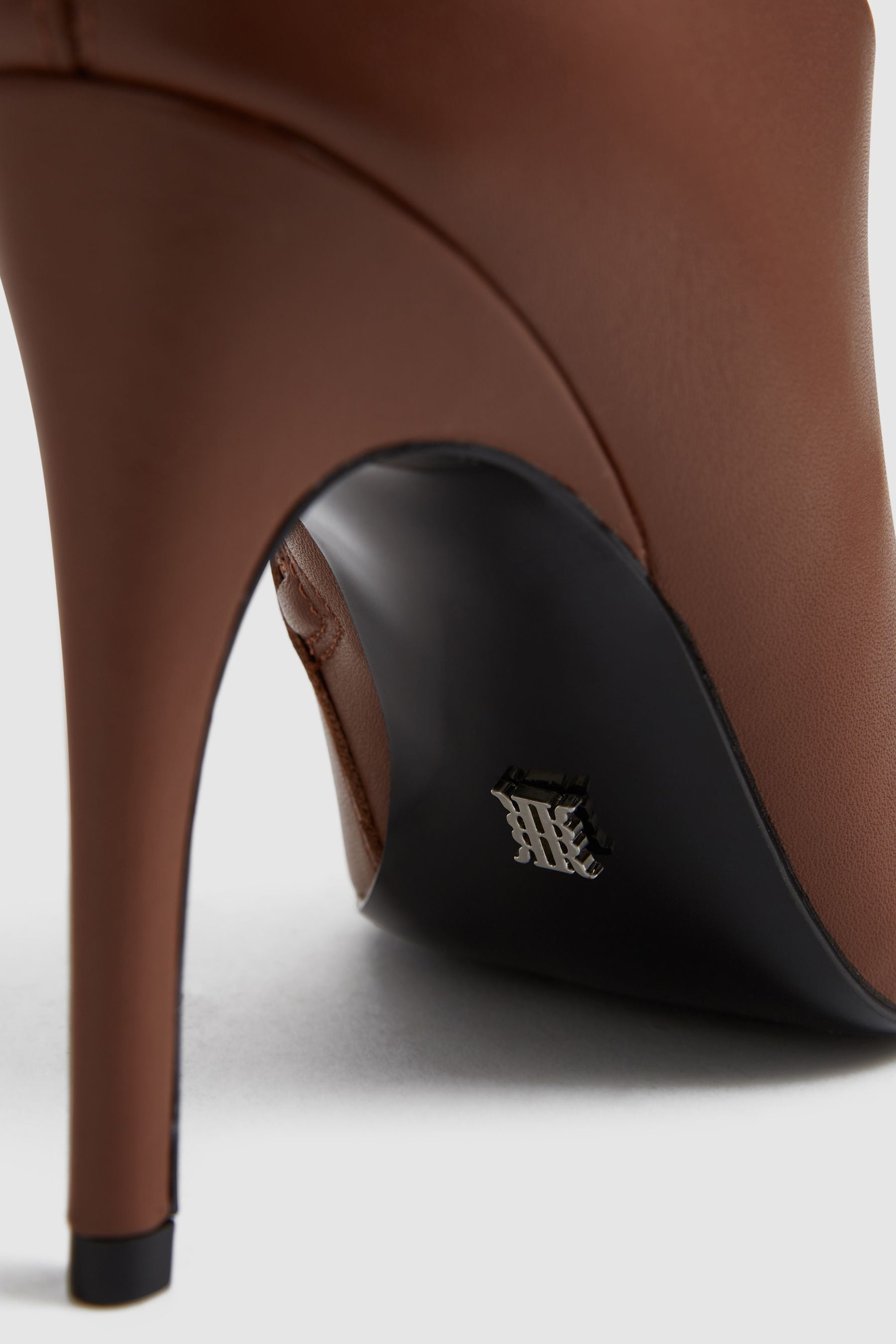 Buy Reiss Tan Carina Knee High Leather Boots from the Next UK online shop