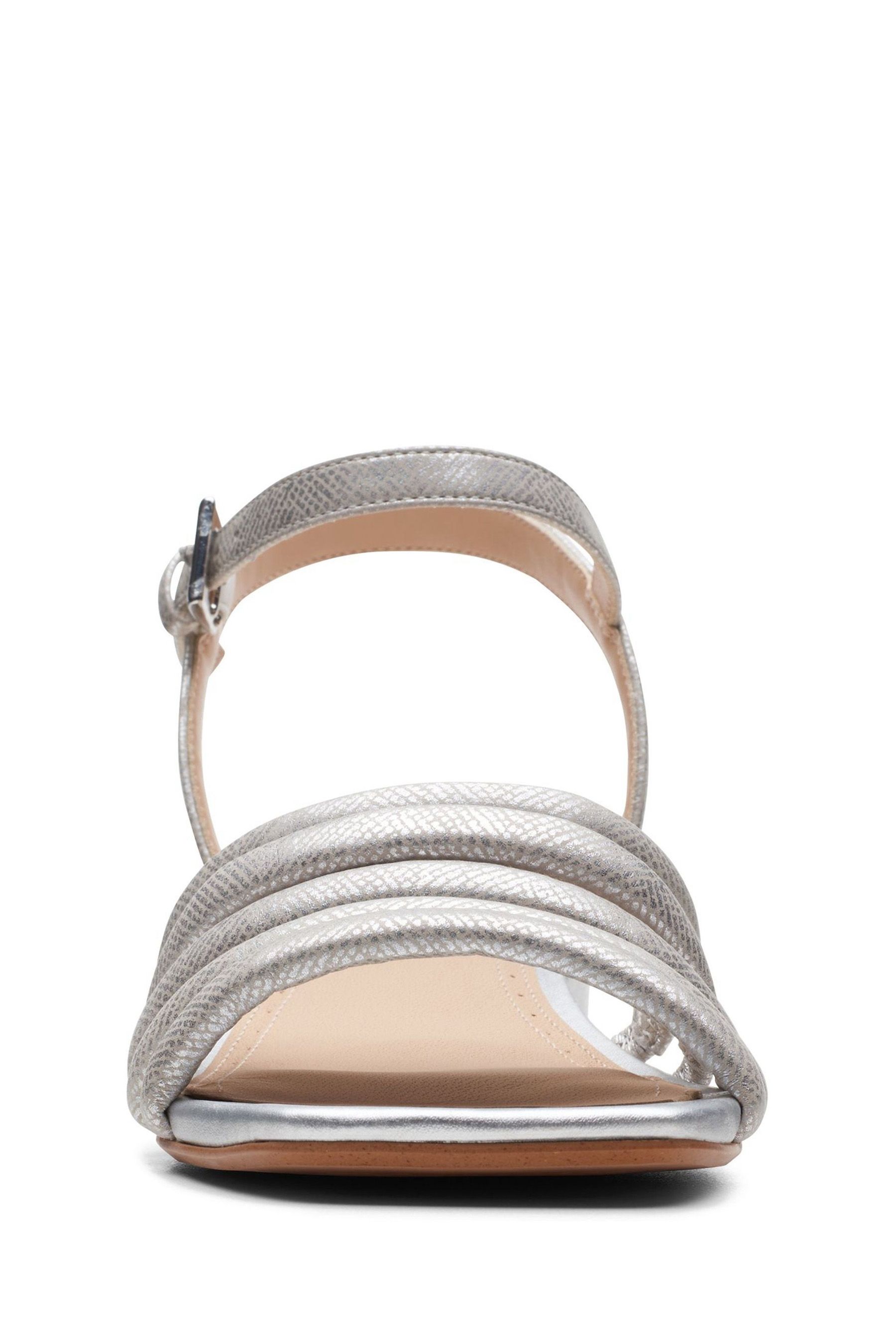 clarks metallic sandals
