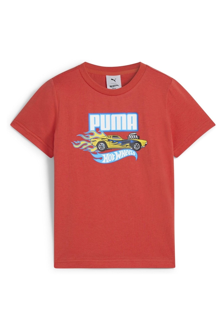 Rojo - Puma Kids Boys Hot Wheels Graphic T-Shirt - Imagen 1 de 1