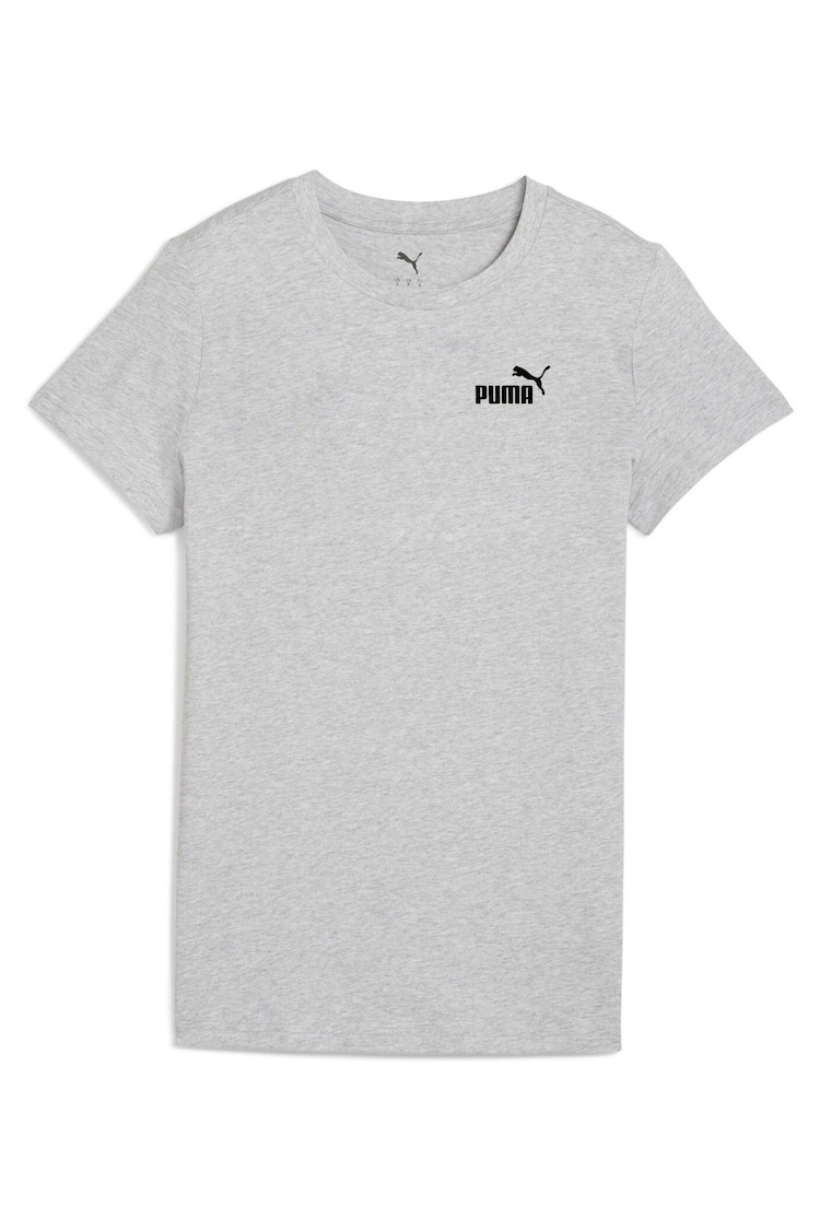 Puma Grey Womens ESS Small No. 1 Logo T-Shirt - Image 1 of 1