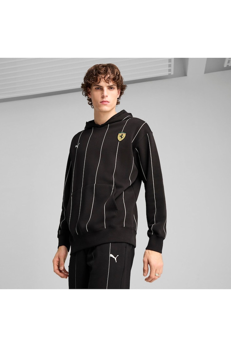 Puma Black Mens Scuderia Ferrari Race Premium Hoodie - Image 1 of 1