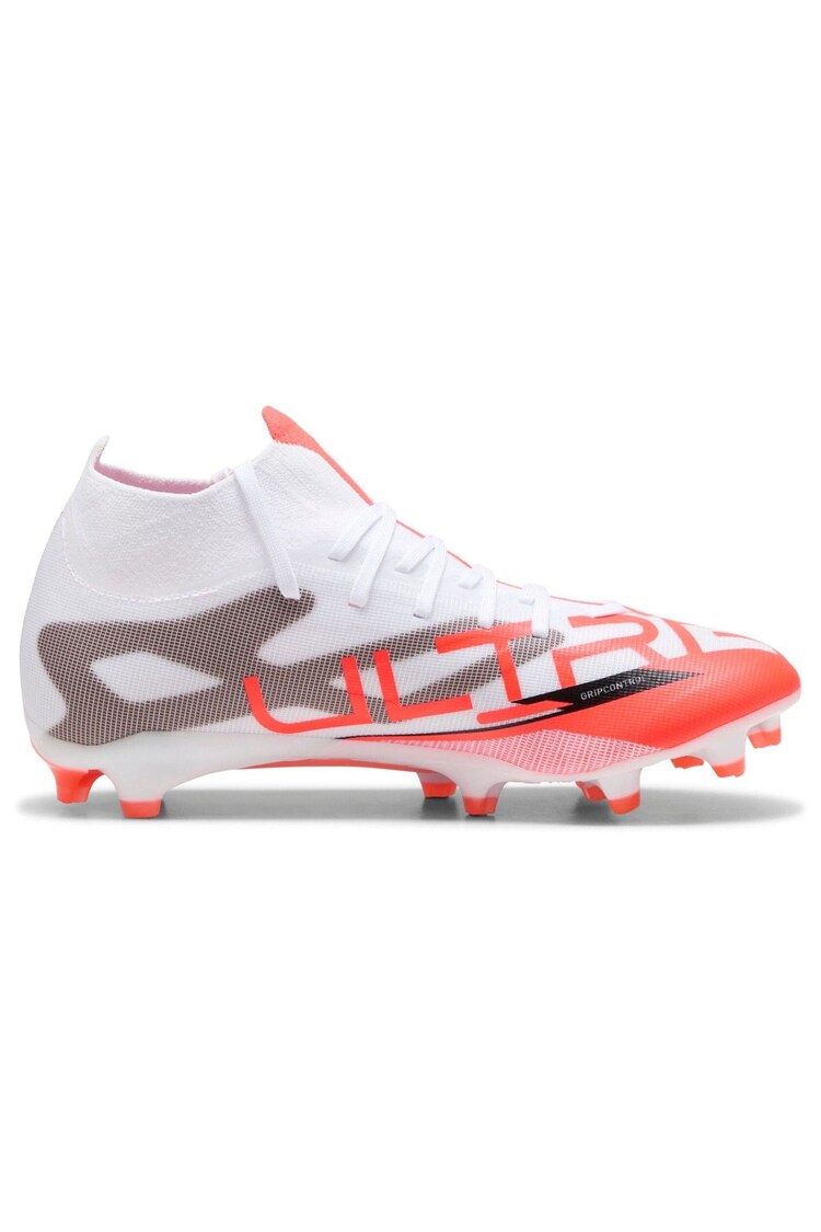 Puma White Womens ULTRA 5 MATCH+ FG/AG Football Boots - Image 1 of 1