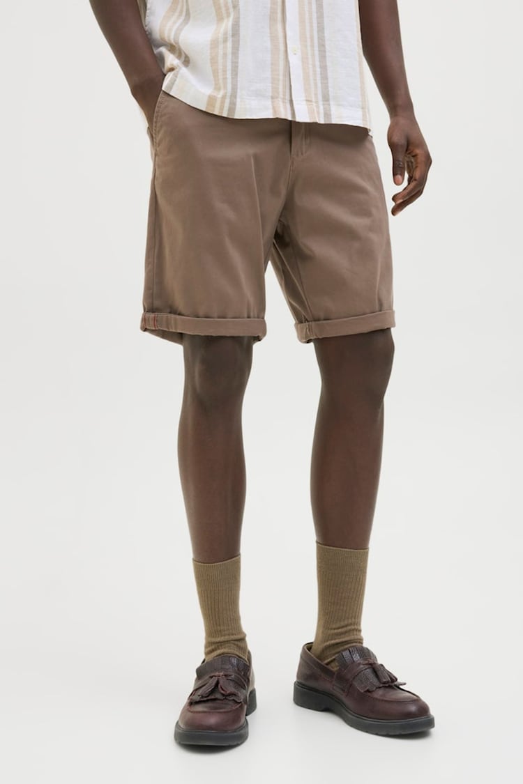 Marrón - Pantalones cortos chinos de Jack & Jones - Imagen 1 de 1