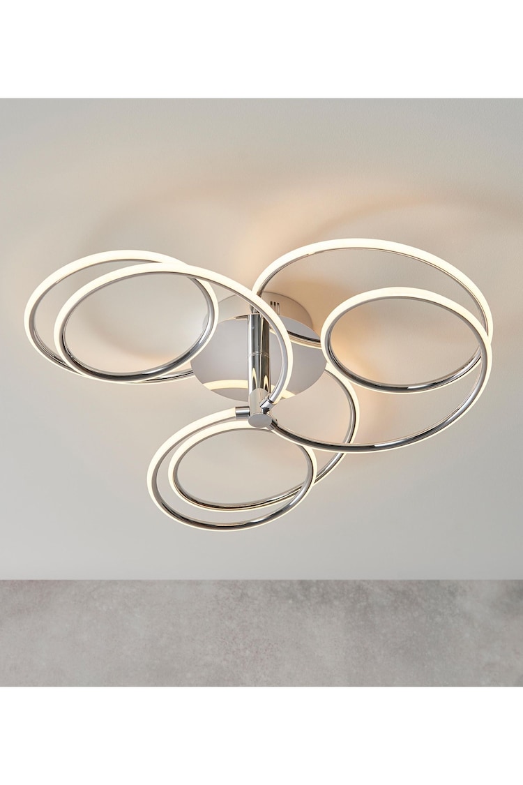 Gallery Home Chrome Eternity Ceiling Light 600mm - Image 1 of 1