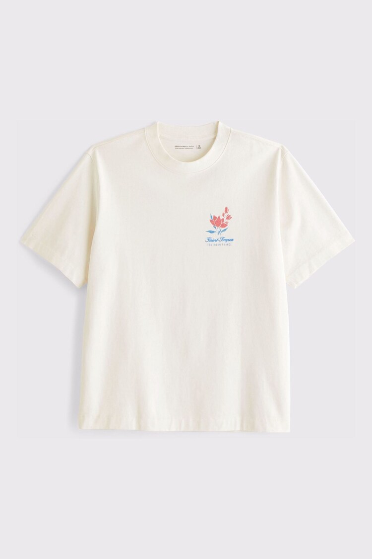 Abercrombie & Fitch Back Print Short Sleeve T-Shirt - Image 1 of 1
