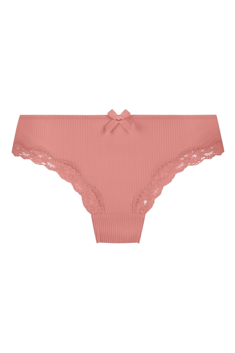 Rosa - Hunkemoller Blue Lola Brazilian Briefs - Imagen 1 de 1