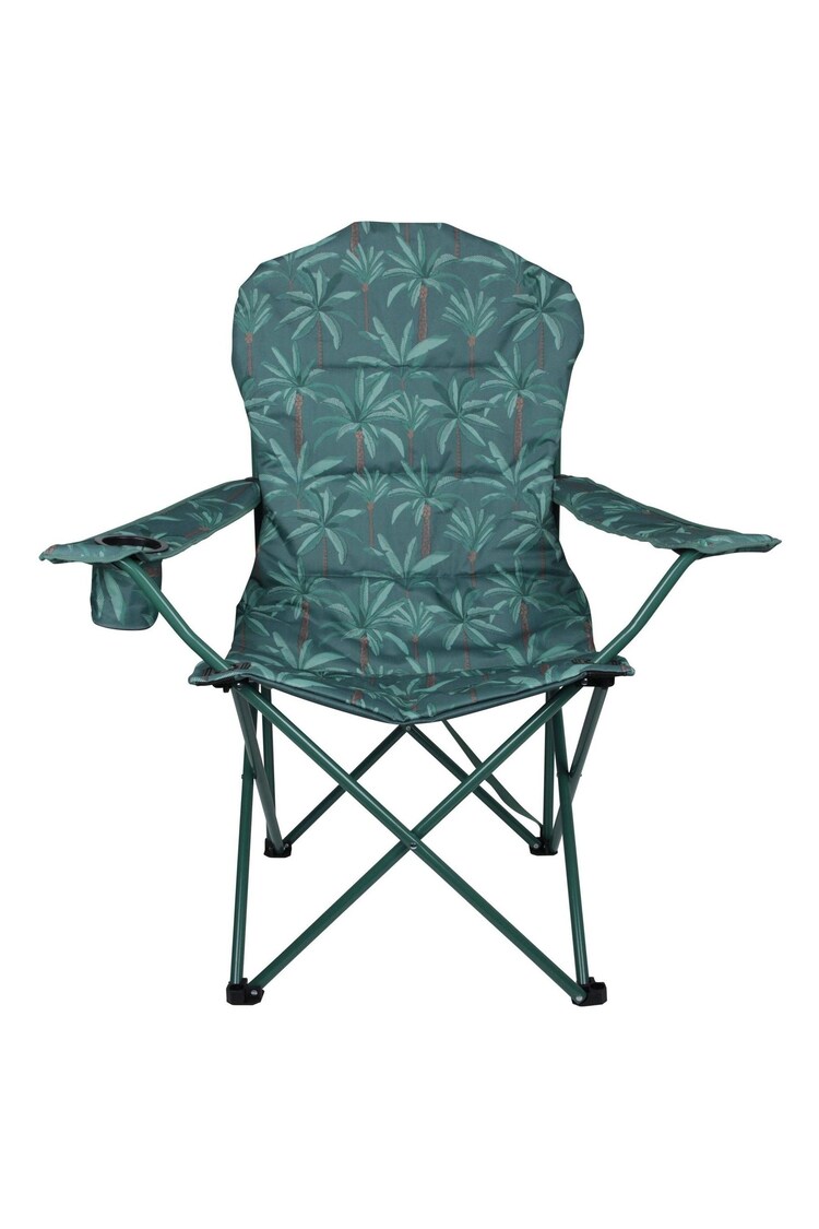 Mountain Warehouse Green Lightweight Patterned Deluxe King Chair - Image 1 of 1