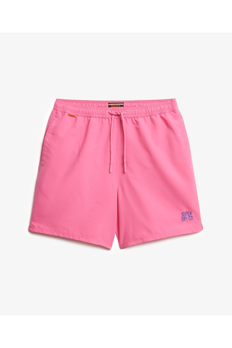 Superdry Pink Essential 17 Swim Shorts - Image 1 of 1
