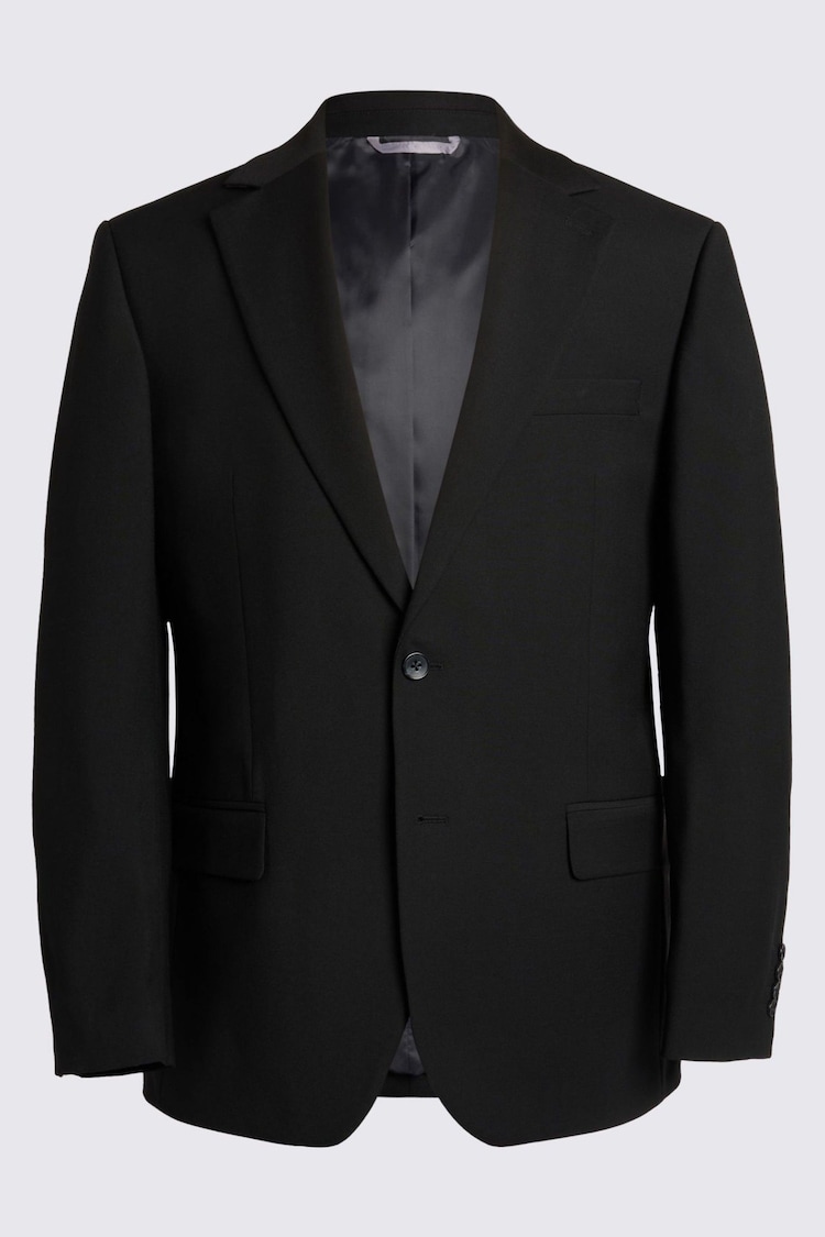 MOSS Black Regular Fit Stretch Jacket - Image 1 of 1