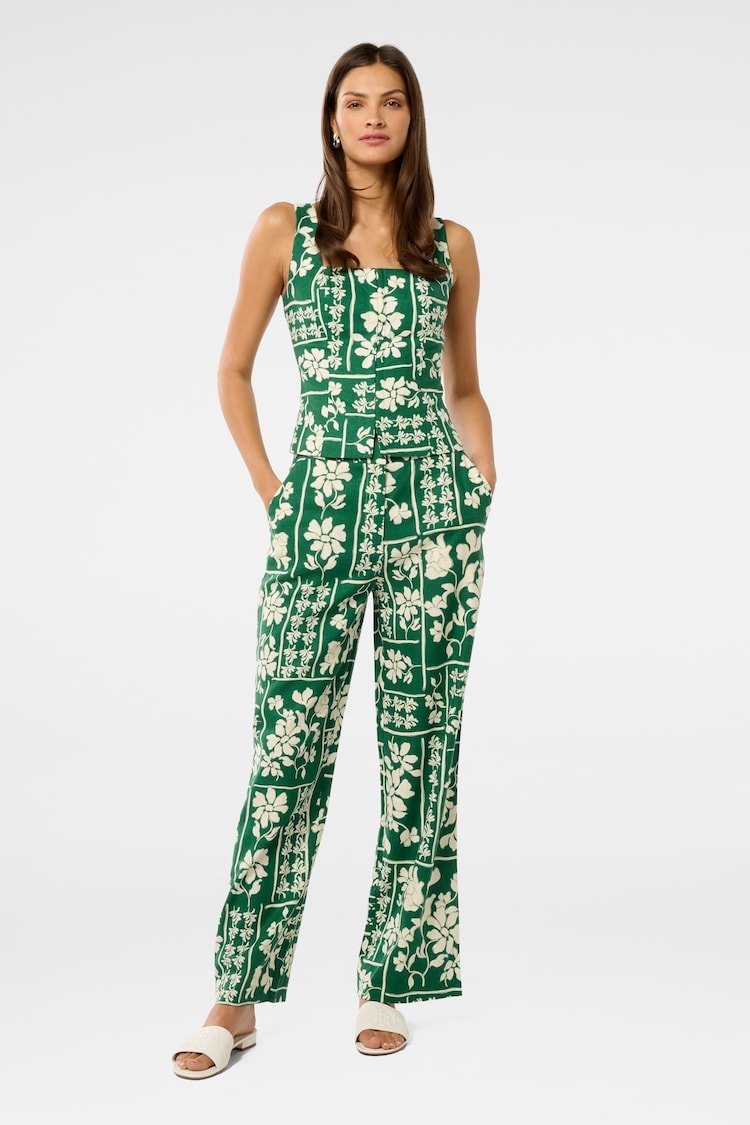 Forever New Green Miley Wide Leg Joggers - Image 1 of 1