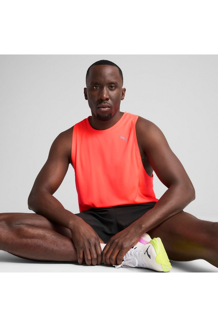 Puma Red Mens Velocity Running Tank Top - Image 1 of 1