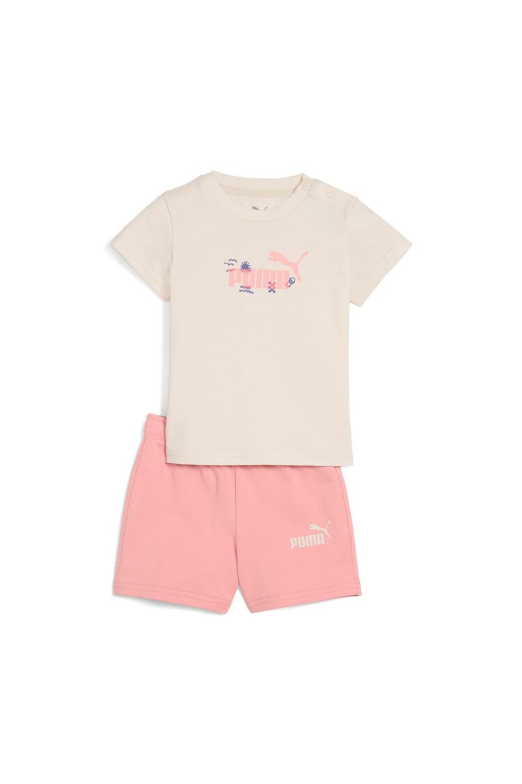 Puma White Minicats Sandy Adventures Toddler Top and Shorts Set - Image 1 of 1