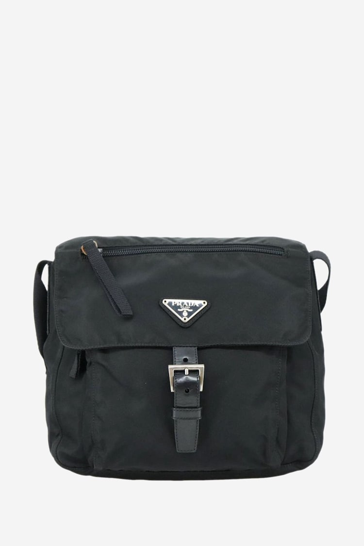 Prada Black Tessuto Nylon Shoulder Bag - Image 1 of 1