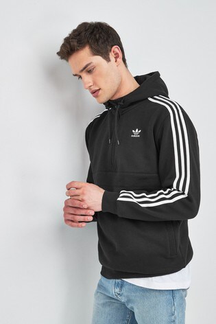 black adidas zip hoodie