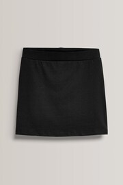 Black Cotton Rich Jersey Stretch School Skort (3-16yrs) - Image 1 of 3