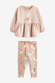 Pink Bunny Top and Legging Set (3mths-7yrs) - Image 1 of 4