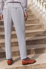 Light Grey Relaxed Fit Motionflex Stretch Suit: Trousers - Image 3 of 9