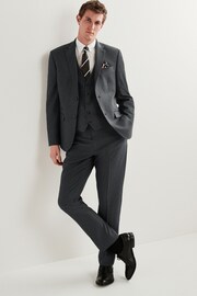 Charcoal Grey Puppytooth Suit Jacket - Image 2 of 13