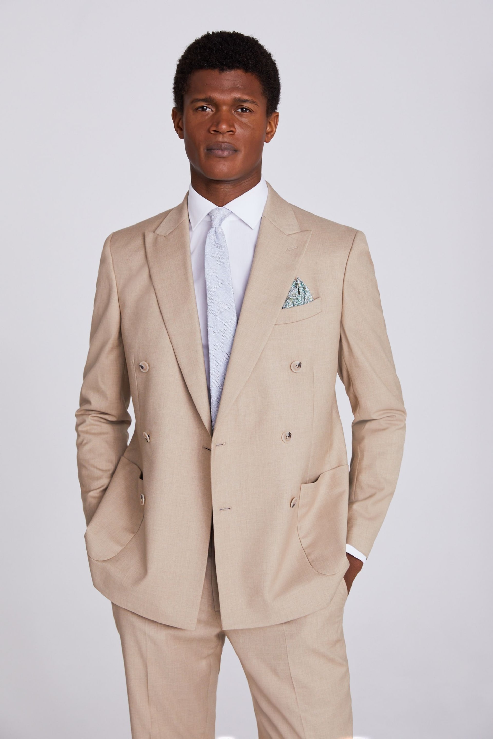 MOSS Tailored Fit Blonde Brown Jacket - Image 1 of 4