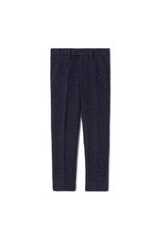 MOSS Boys Blue Donegal Trousers - Image 1 of 1