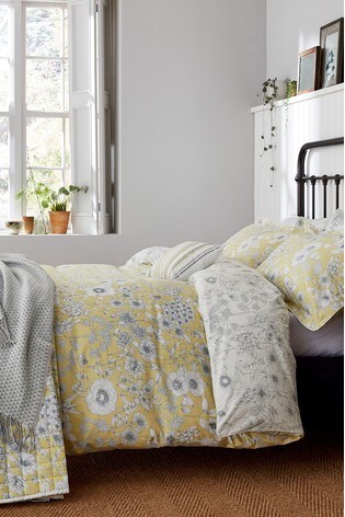 Buy Sanderson Home Maelee Floral Cotton Duvet Cover From Next Kuwait