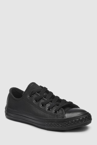 junior leather converse
