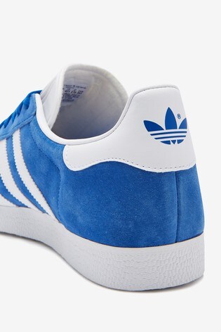 blue adidas gazelle trainers