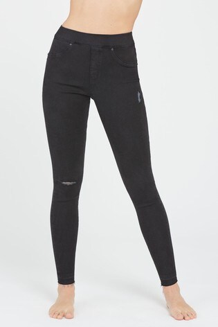 spanx gray jeans