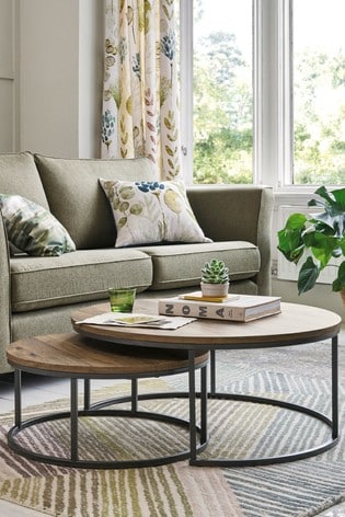 Buy Bronx Coffee Nest Of 2 Tables From The Next Uk Online Shop