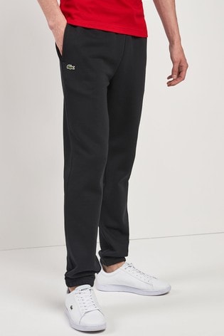 grey lacoste joggers